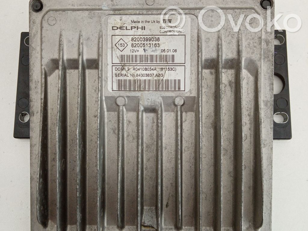 Engine control unit/module   8200399038,8200513163,DELPHI