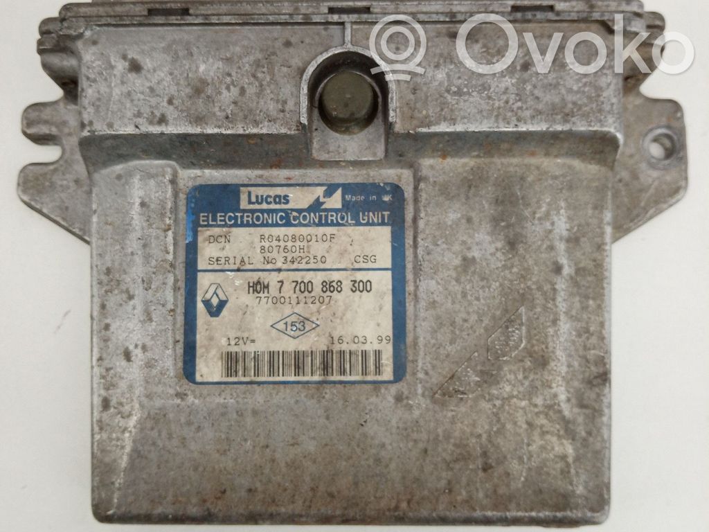 Renault Kangoo I Engine control unit/module 