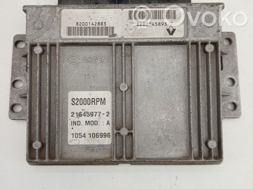 Engine control unit/module   8200045893,216459772,8200142883,SAGEM