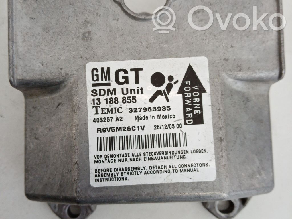 Opel Astra H Unidad de control/módulo del Airbag 