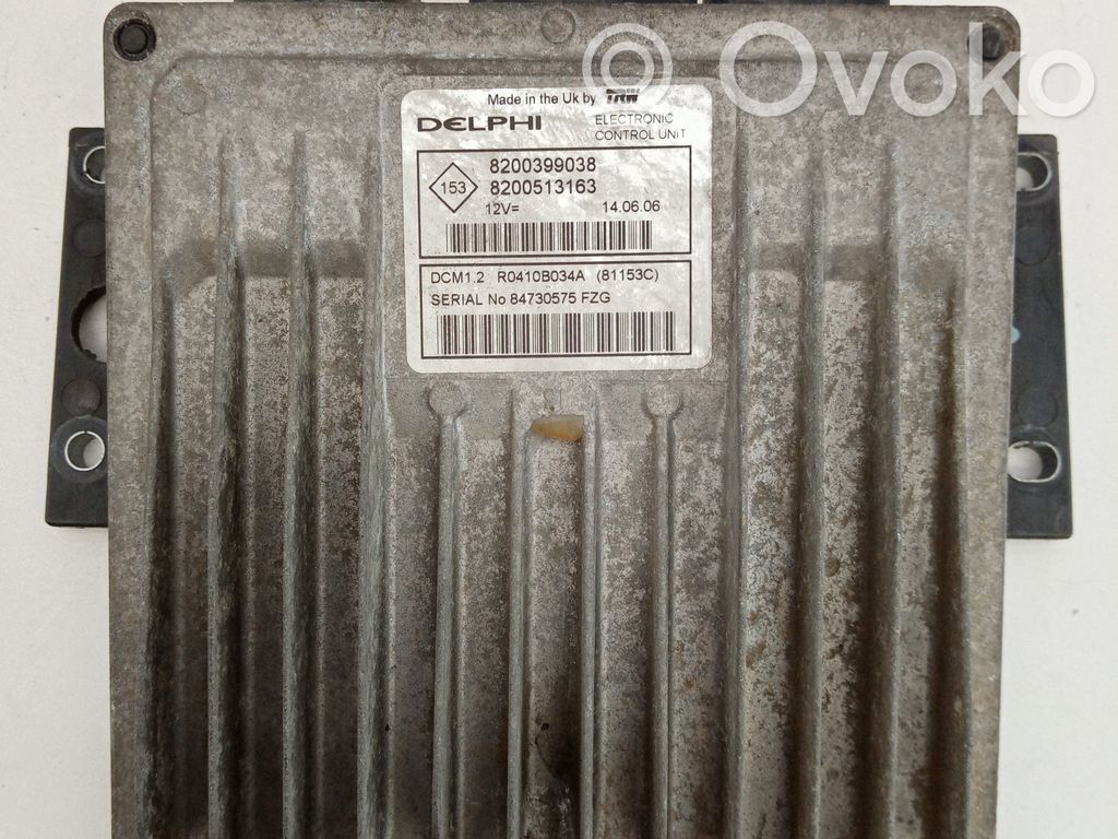 Variklio valdymo blokas   8200399038,8200513163,DELPHI