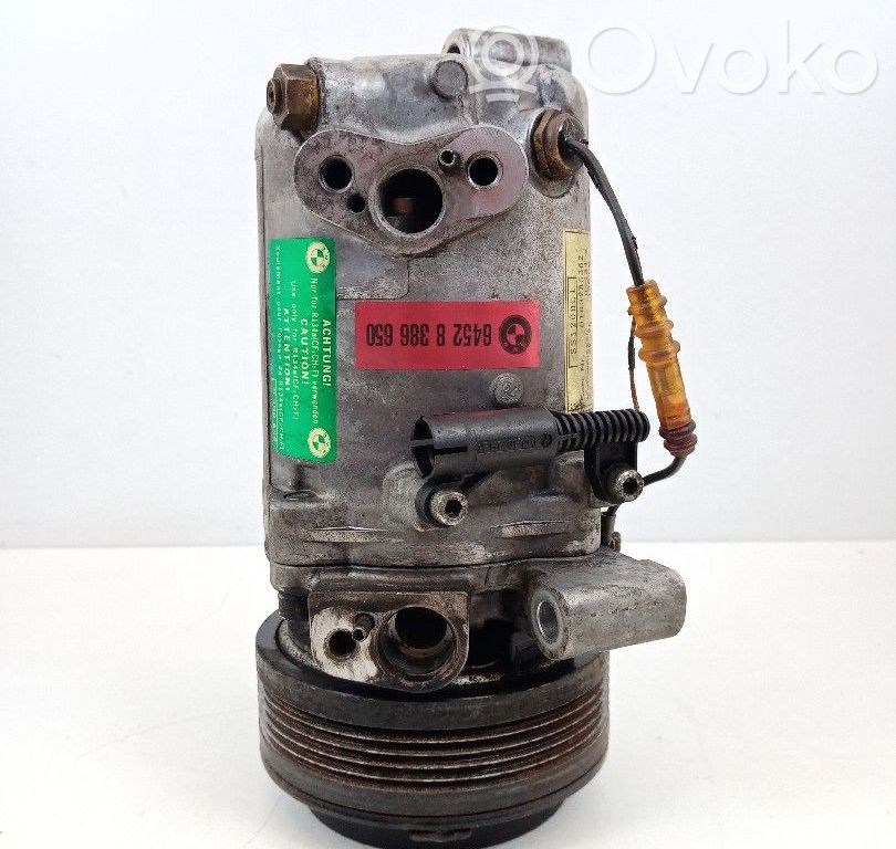 Air conditioning (A/C) compressor (pump)   64528386650,SEIKOSEIKI,SS120DL1