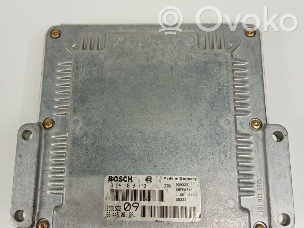 Engine control unit/module   0281010779,9644606180BOSCH,EDC15C2