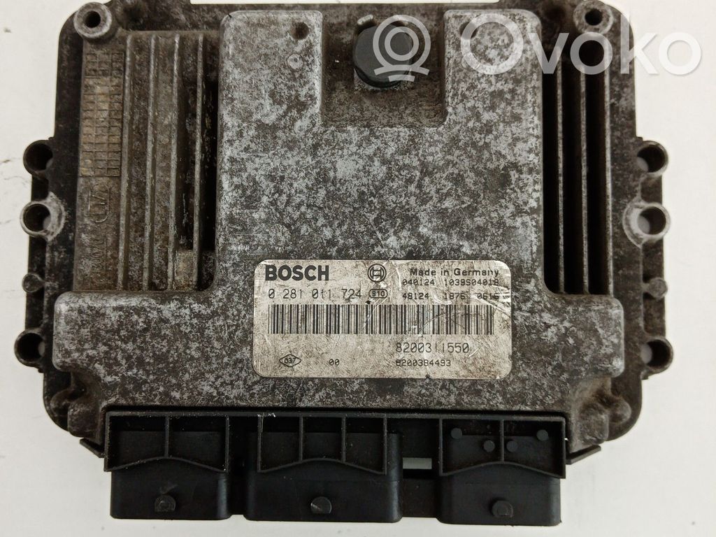 Motorsteuergerät/-modul   0281011724,8200311550,8200384493,BOSCH