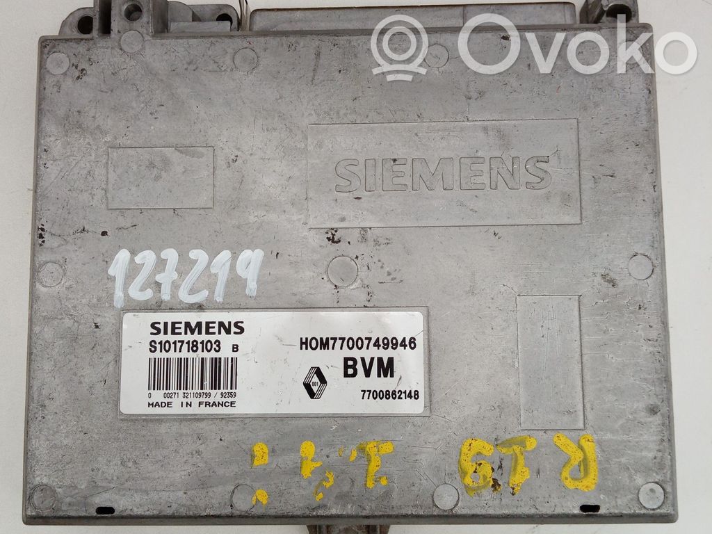 Renault 19 Engine control unit/module 