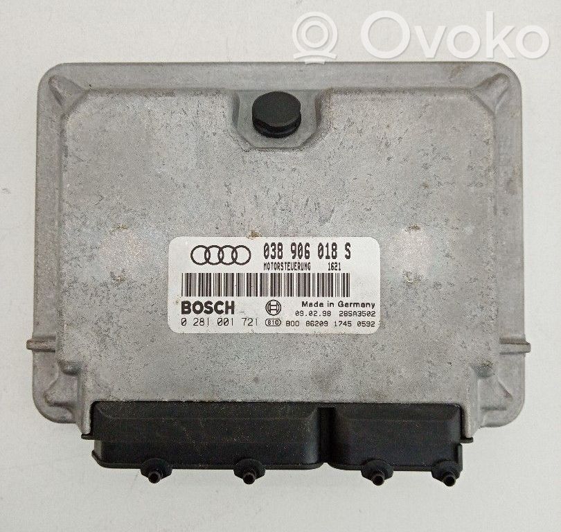 Moottorin ohjainlaite/moduuli   038906018S,0281001721,BOSCH