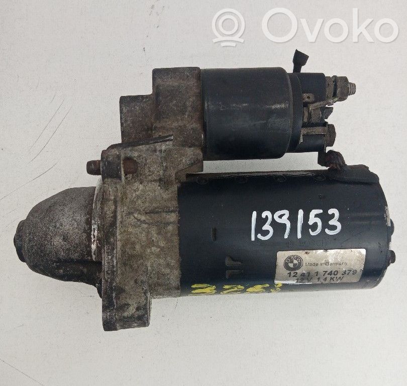 Starter motor   12411740379,BOSCH
