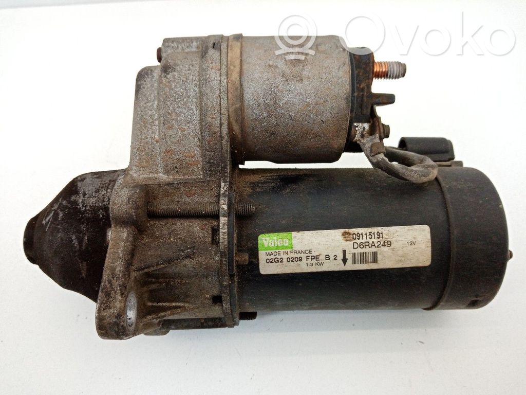 Starteris   09115191,D6RA249,VALEO
