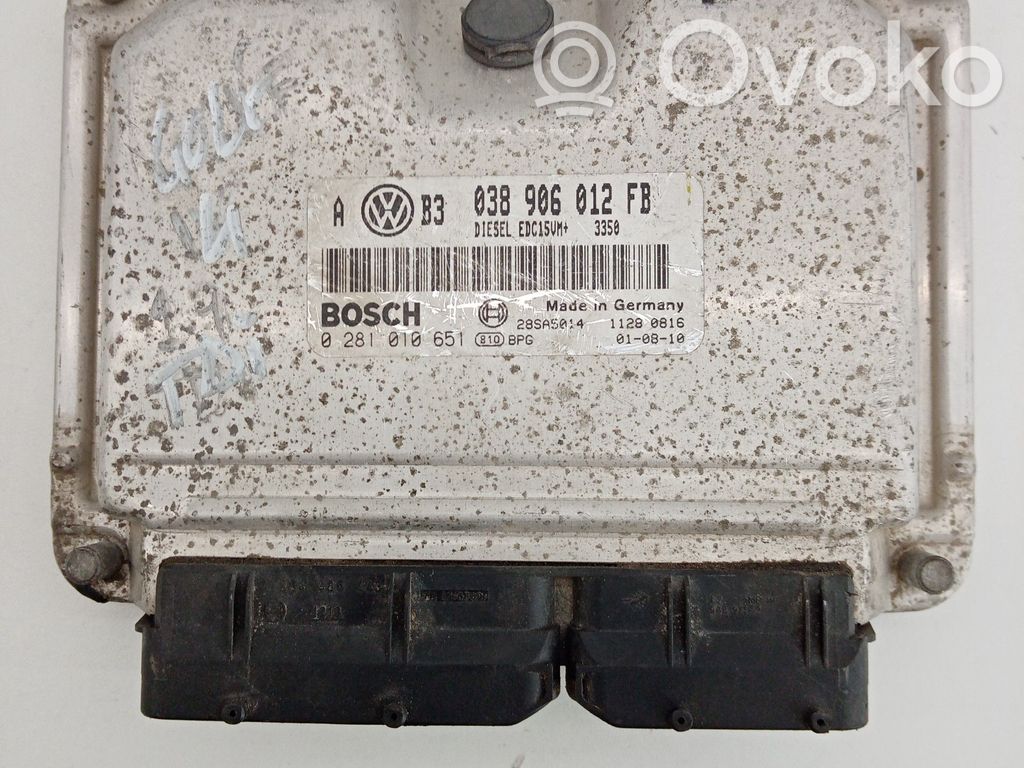 Volkswagen Golf IV Engine control unit/module 
