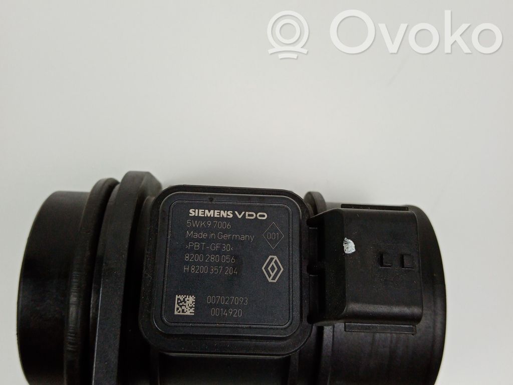 Mass air flow meter   8200280056,5WK97006,8200357204