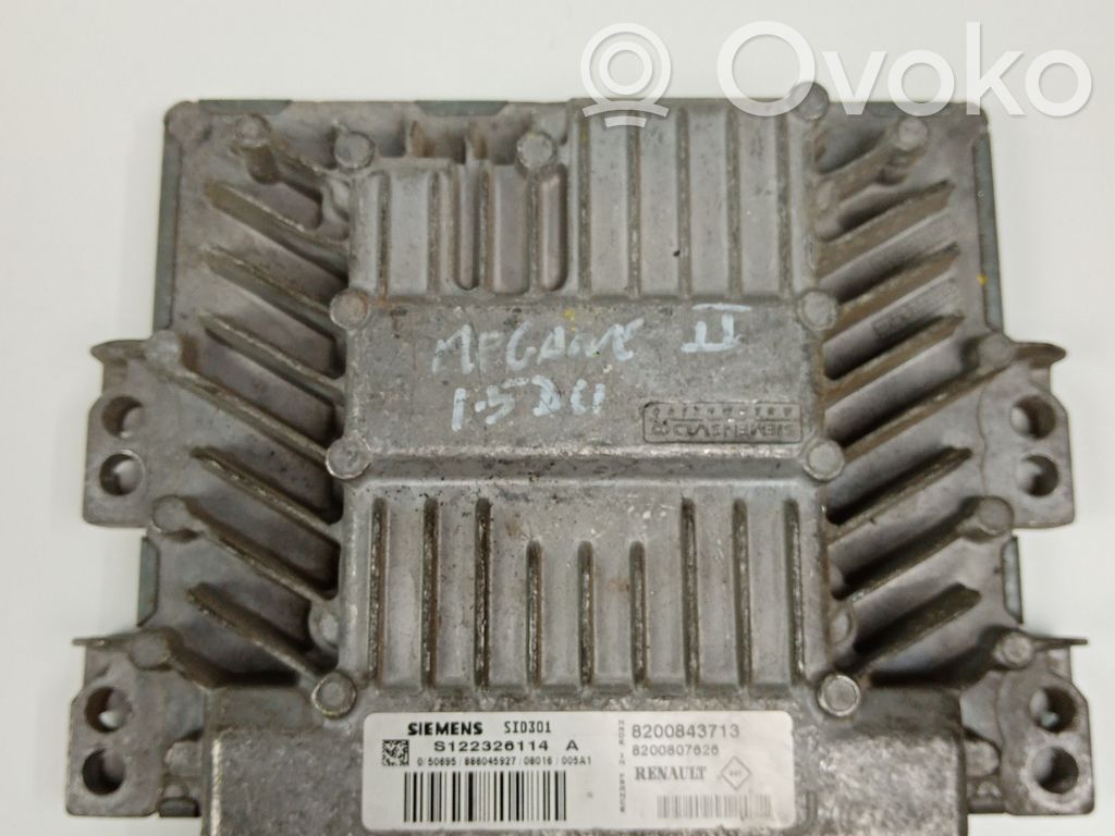 Moottorin ohjainlaite/moduuli   8200843713,SID301SIEMENS