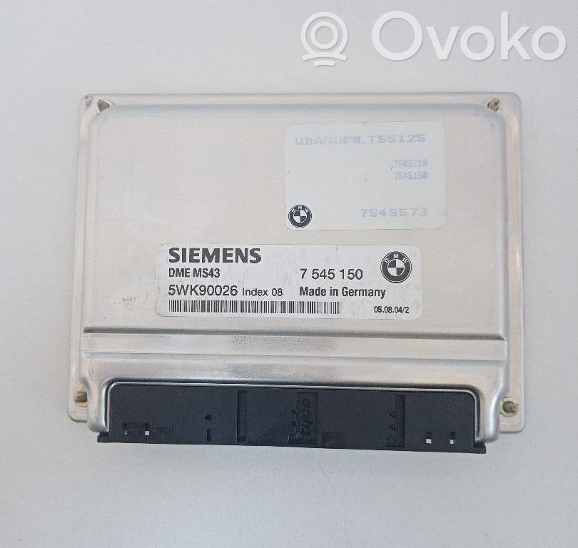 BMW X5 E53 Variklio valdymo blokas 