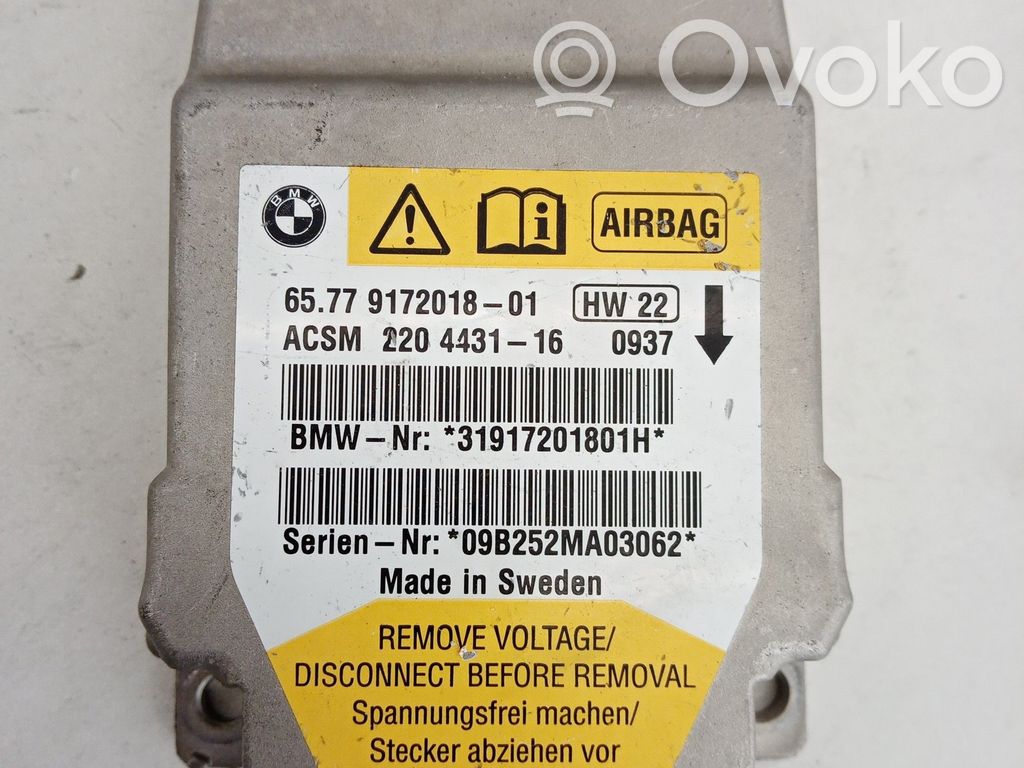 Gaisa spilvenu vadības bloks   65779172018,ACSM220443116
