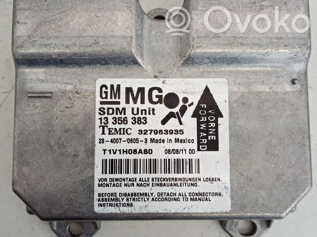 Opel Corsa D Airbag control unit/module 
