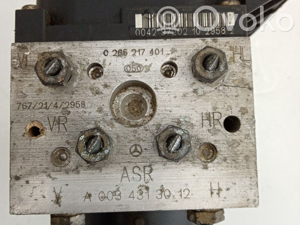 ABS Pump   A0034313012,0265217401
