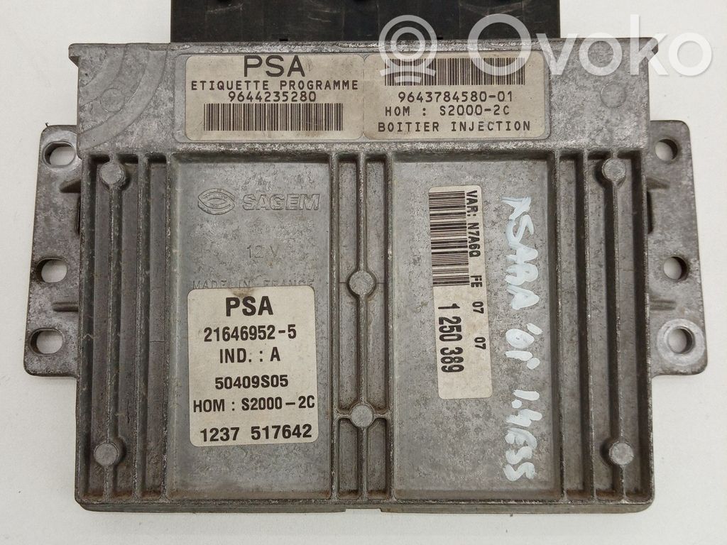 Citroen Xsara Engine control unit/module 