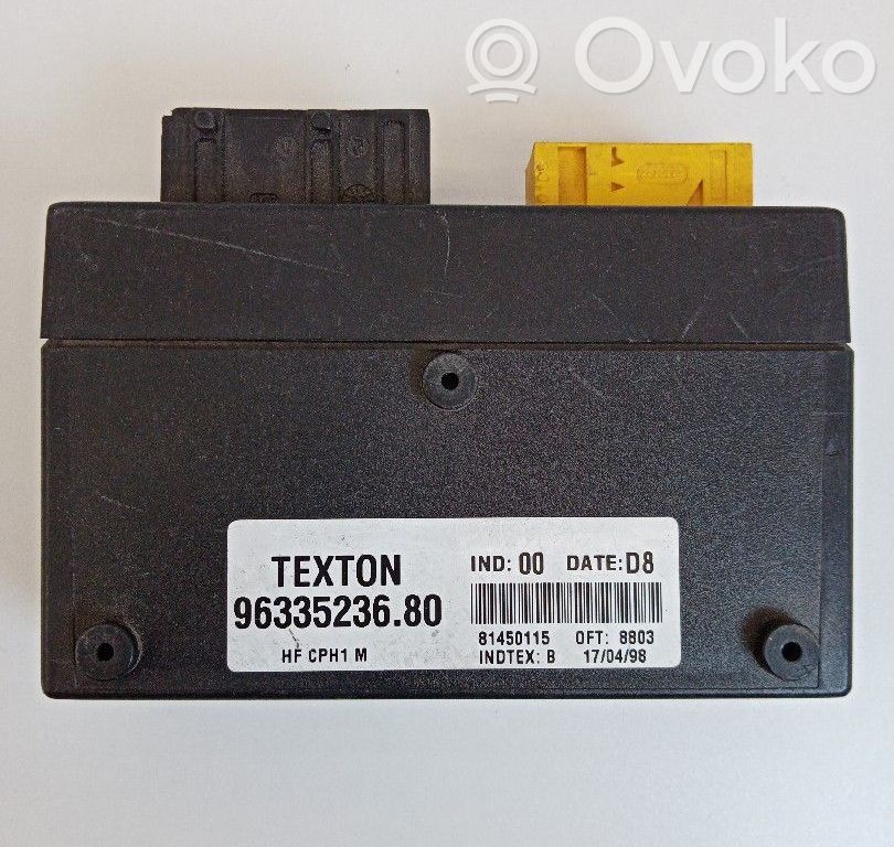 Citroen Xsara Muut ohjainlaitteet/moduulit 