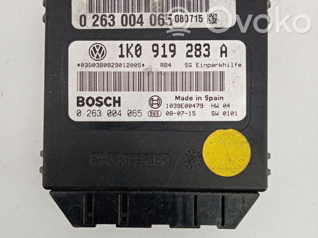 Autres unités de commande / modules   1K0919283A,0263004065BOSCH