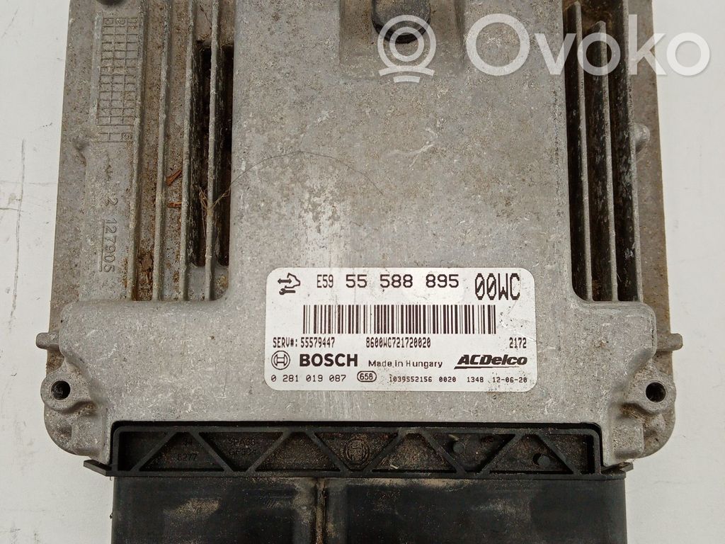 Moottorin ohjainlaite/moduuli   55588895,00WC,0281019087