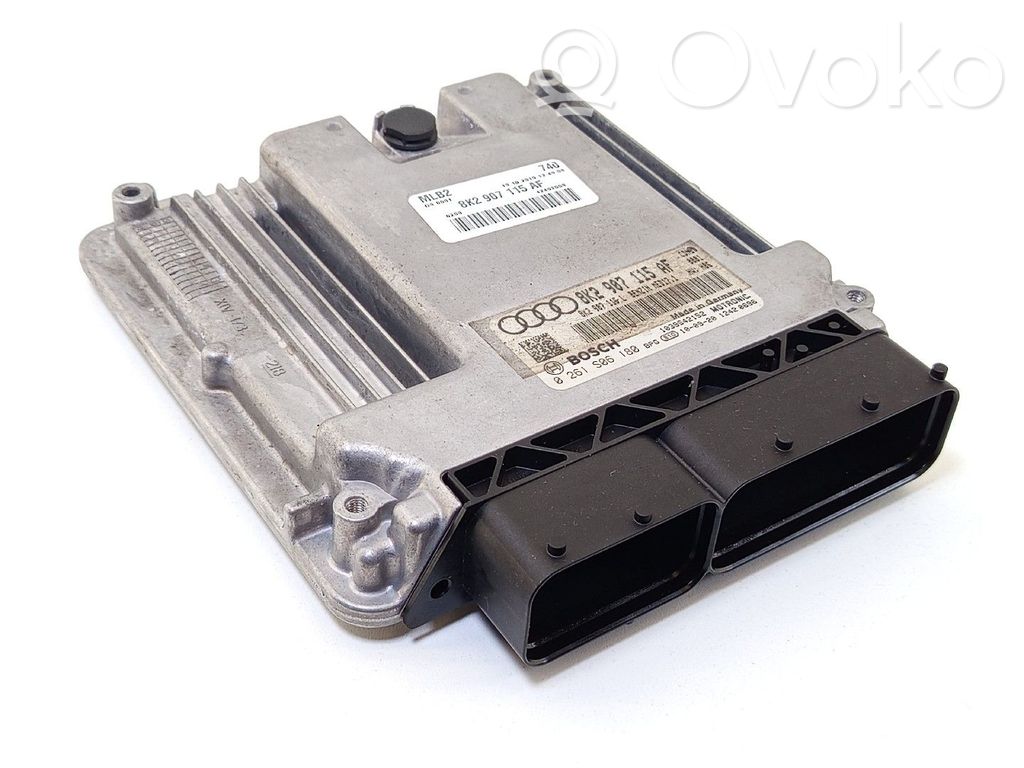Engine control unit/module   8K2907115AF,0261S06180,BOSCH,CDNB