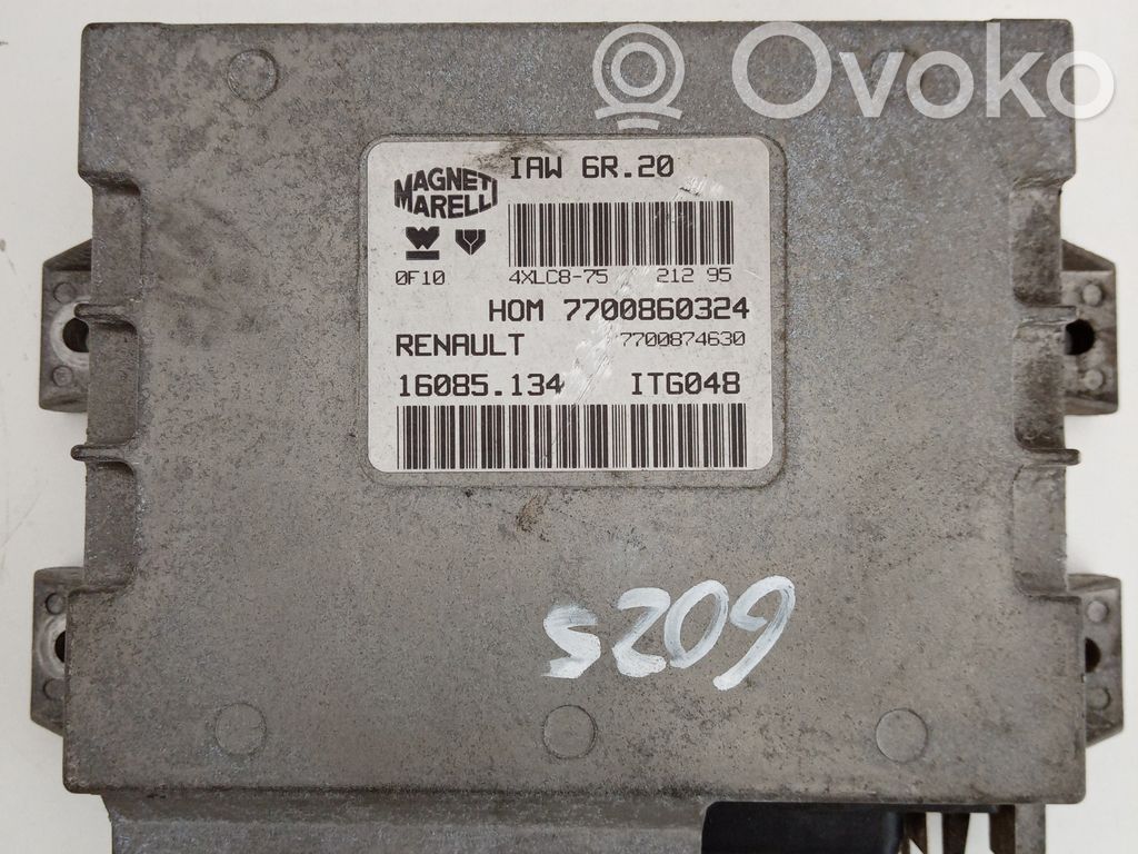 Engine control unit/module   7700860324,7700874630,IAW6R20