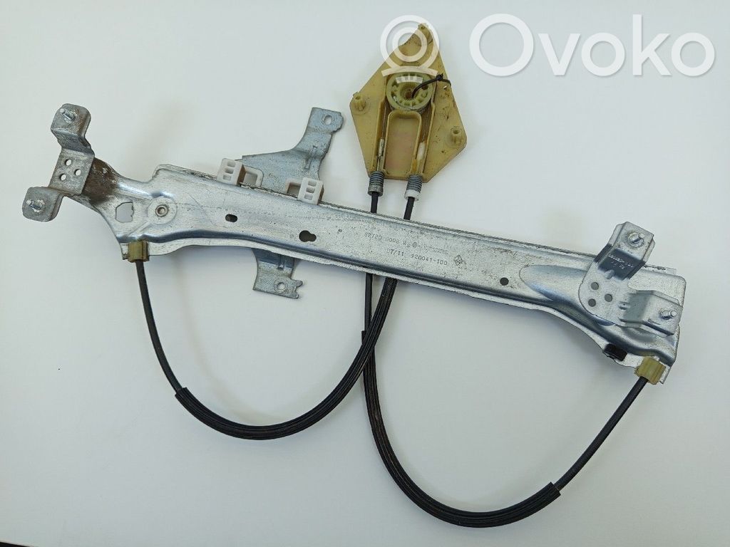 Renault Megane III Rear window lifting mechanism without motor 