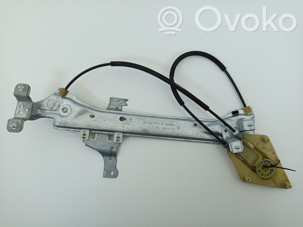 Renault Megane III Rear window lifting mechanism without motor 