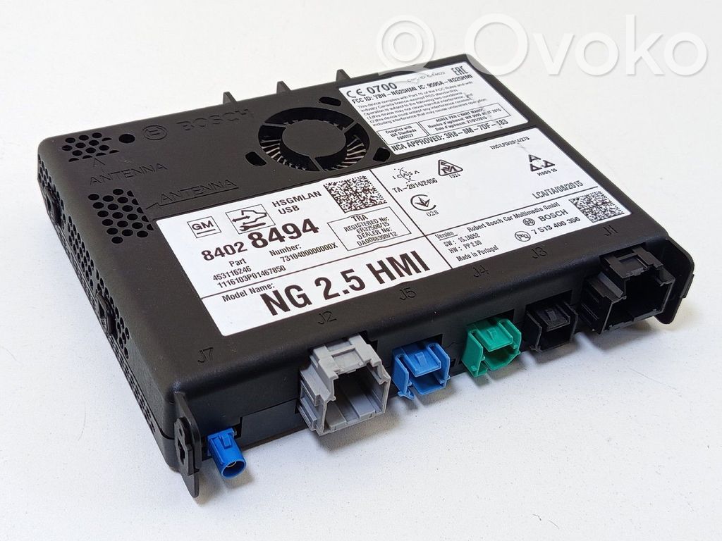 Autres unités de commande / modules   84028494,453116246,7513400356,BOSCH,NG25HMI