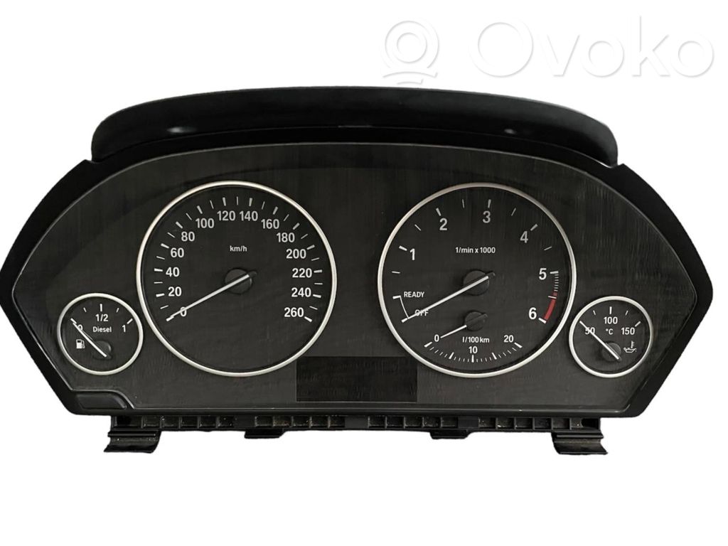 BMW 3 F30 F35 F31 Speedometer (instrument cluster) 