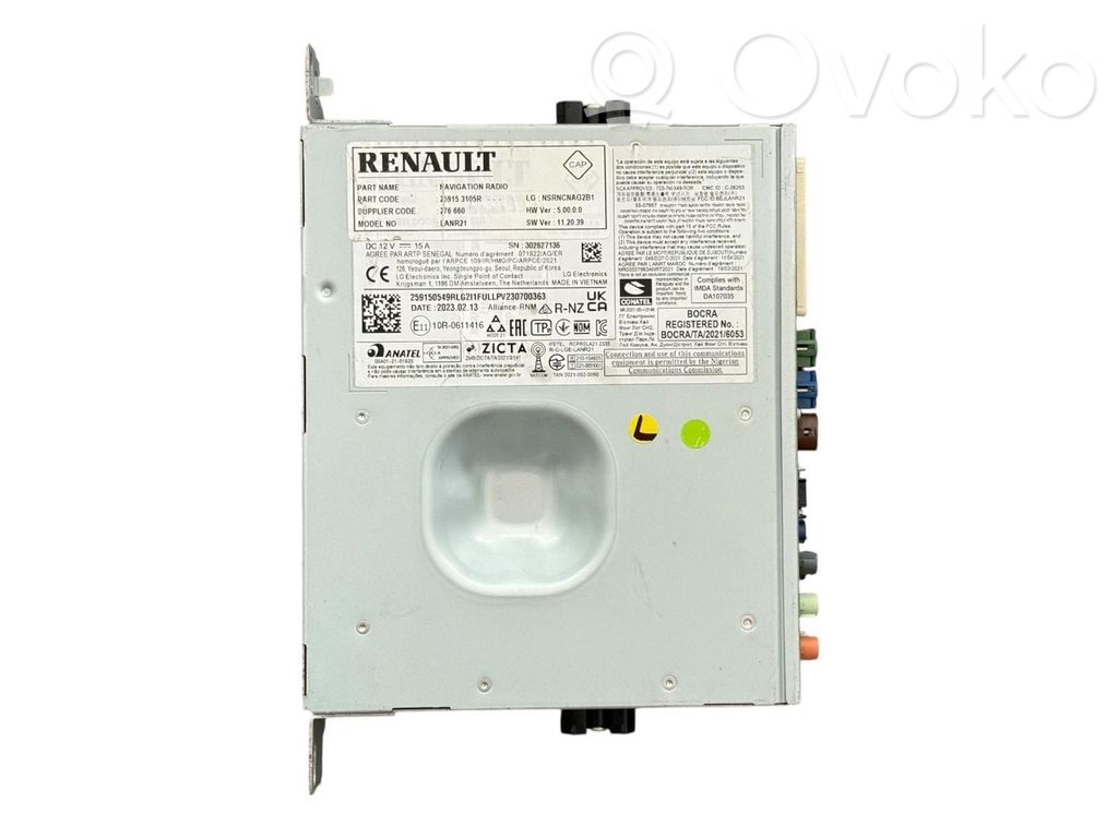 Renault Austral Radio/CD/DVD/GPS head unit 
