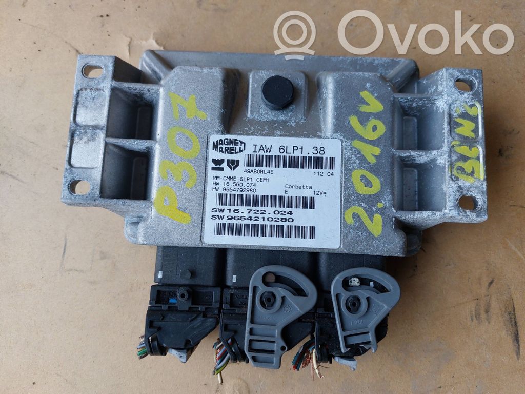 Peugeot 307 Engine control unit/module ECU 