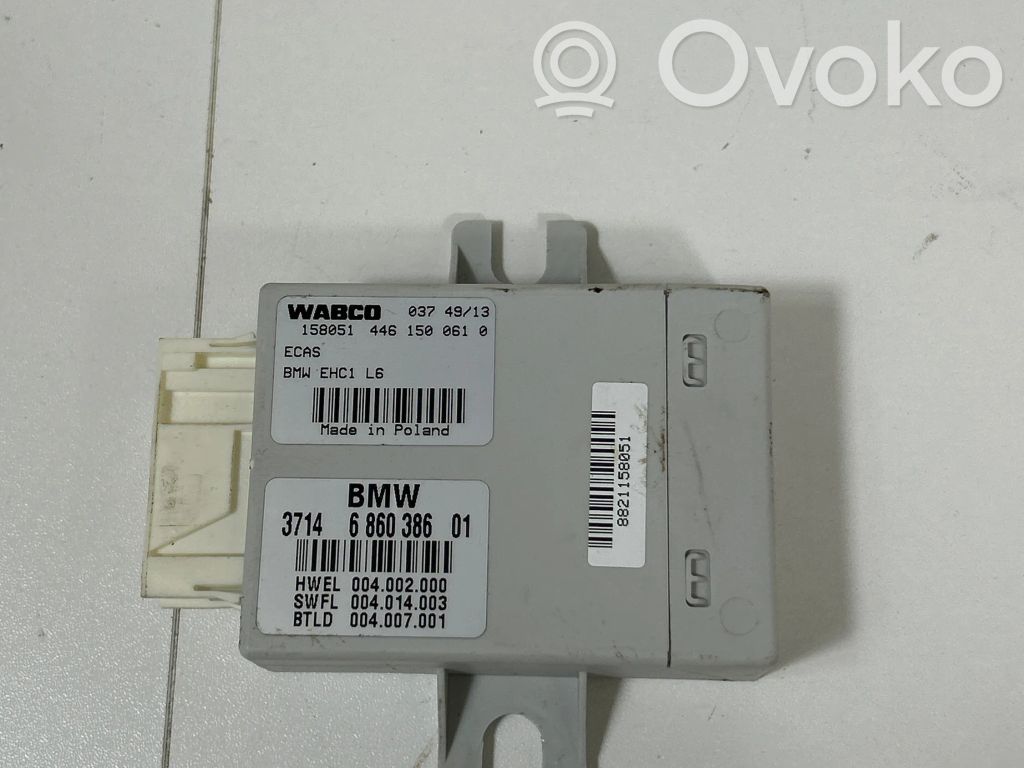 BMW 5 F10 F11 Sterownik / Moduł tylnego zawieszenia pneumatycznego 