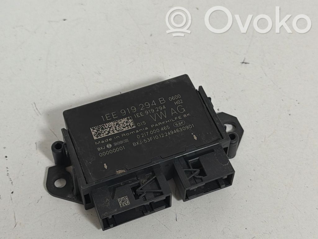Skoda Enyaq iV Unité de commande, module PDC aide au stationnement 