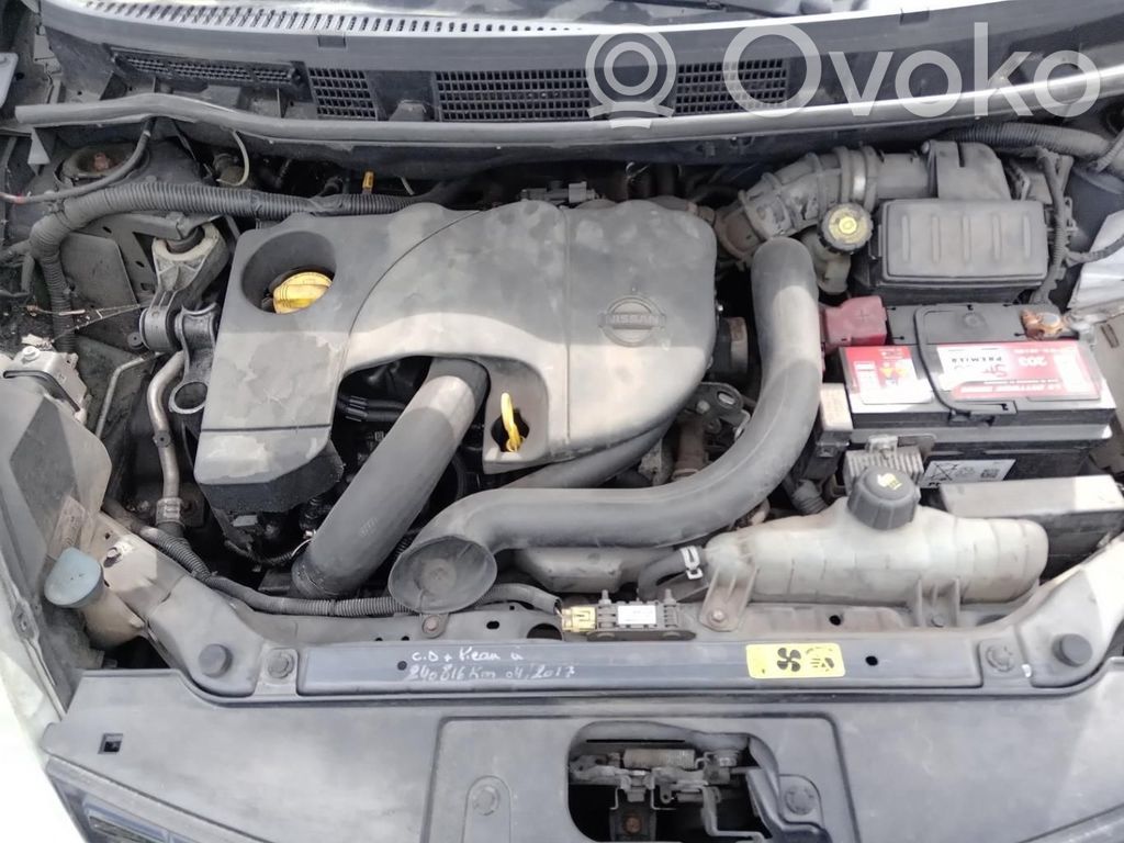 Nissan Note (E11) Viršutinė dalis radiatorių panelės (televizoriaus) 