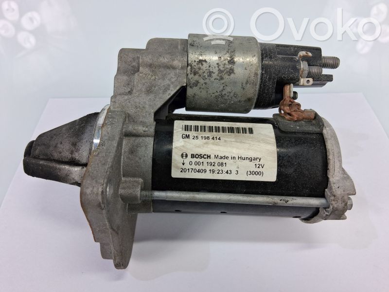 Стартер   GM25198414,GM25198414