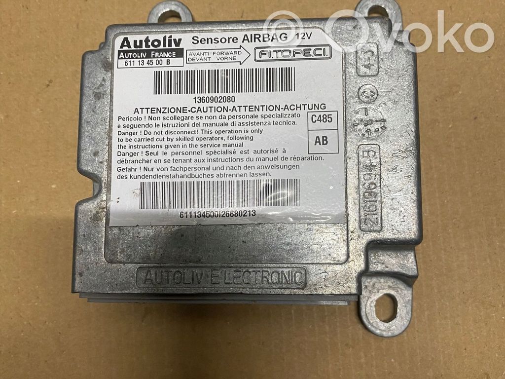Fiat Fiorino Airbag control unit/module 