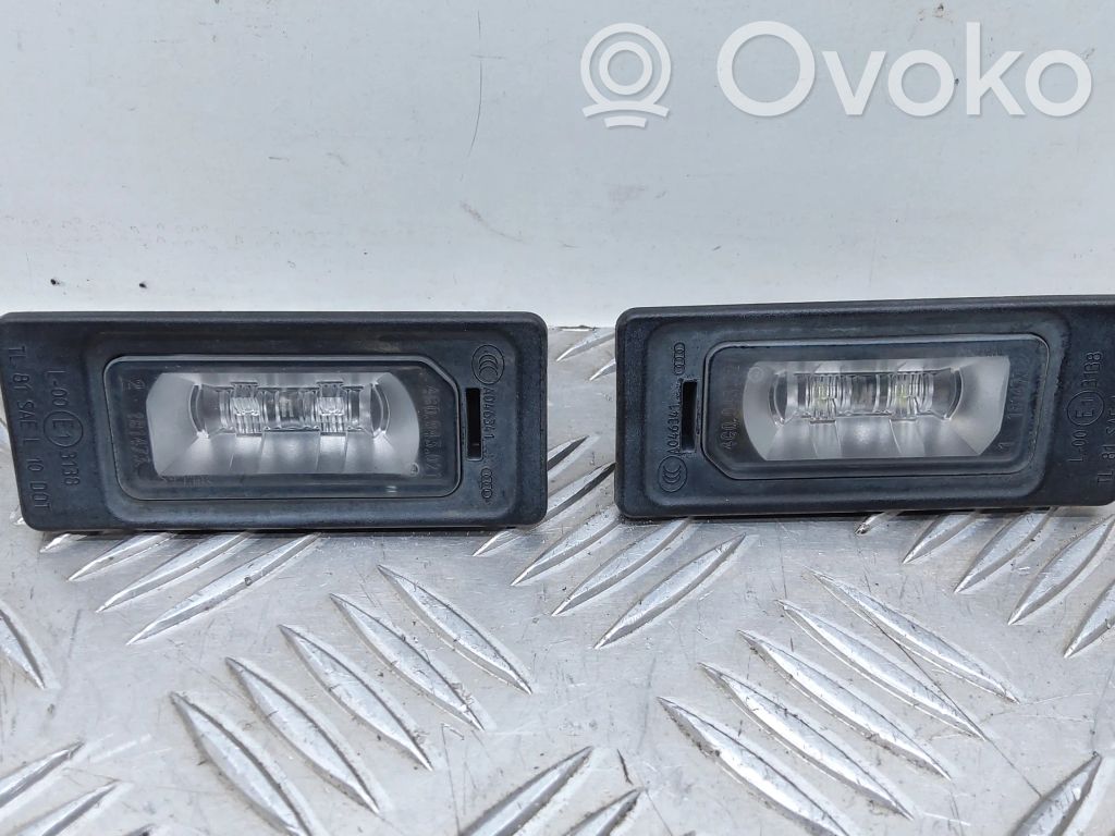 Audi Q5 SQ5 8R Éclairage de plaque d'immatriculation 