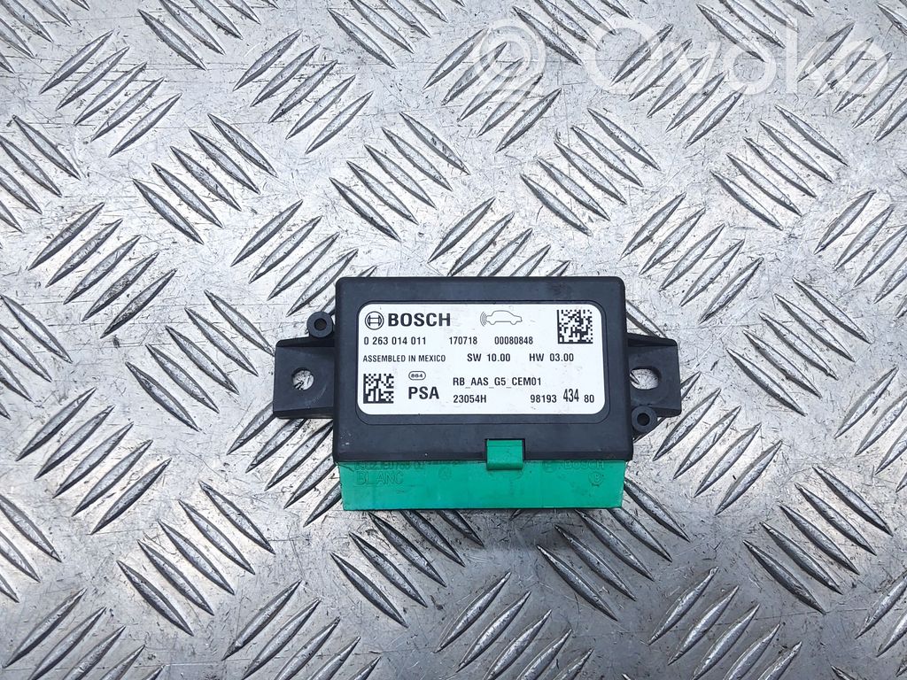 Parking PDC control unit/module   9819343480,0263014011