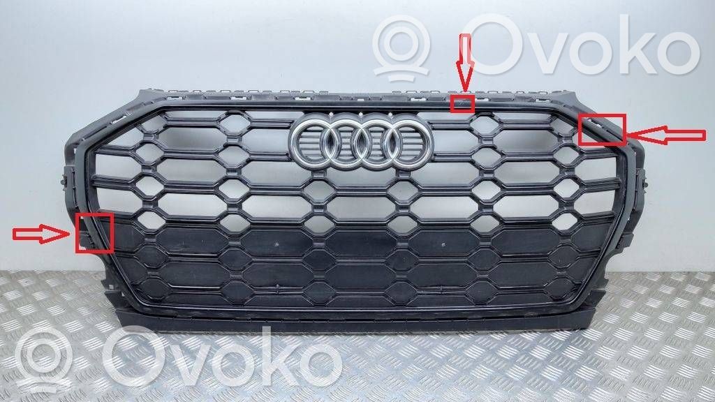 Audi Q5 SQ5 FY Maskownica / Grill / Atrapa górna chłodnicy 