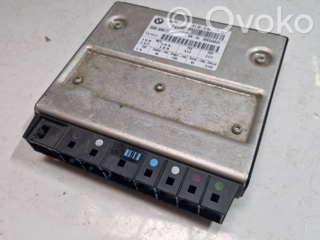 BMW 5 E60 E61 Module de commande de siège 