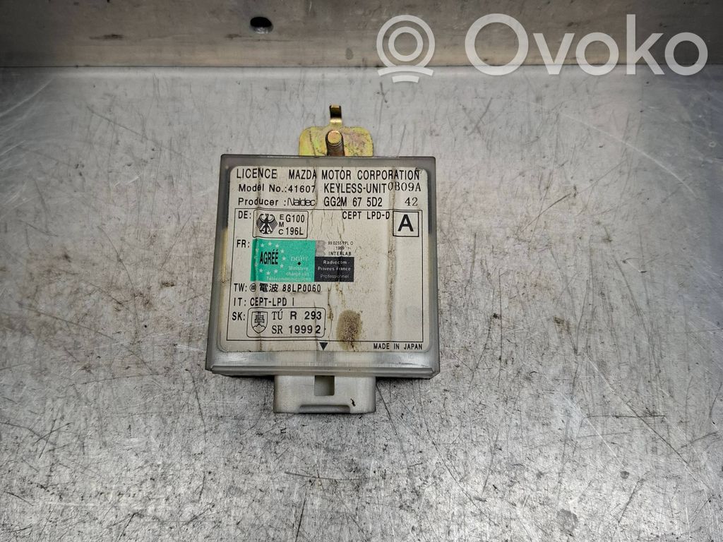 Other control units/modules   GG2M675D2