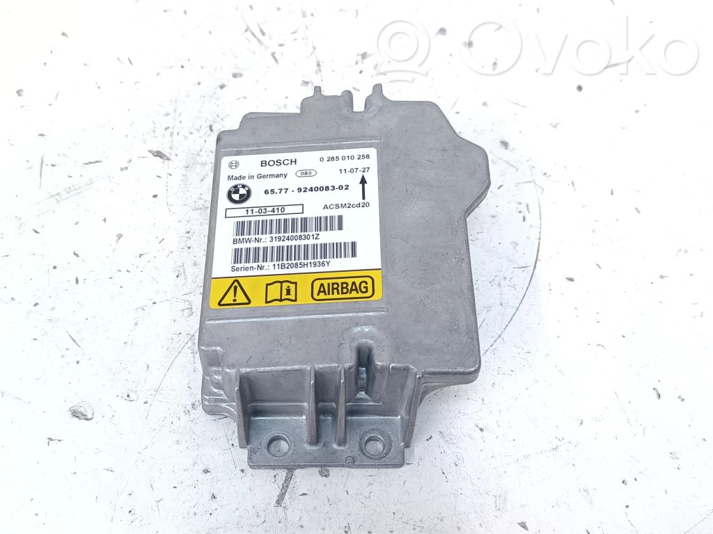 BMW X5M E70 Airbag control unit/module 