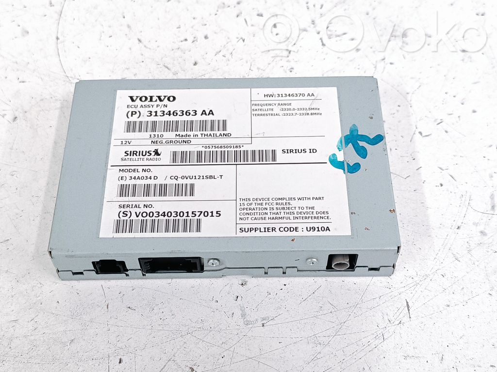 Volvo S60 Antenos valdymo blokas 