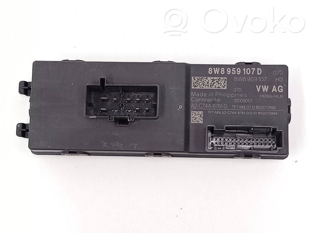 Unité de commande / module de hayon   8W8959107D