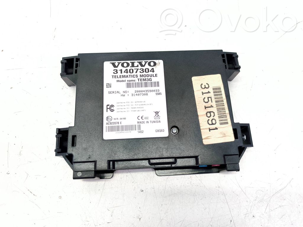 Volvo XC60 Phone control unit/module 