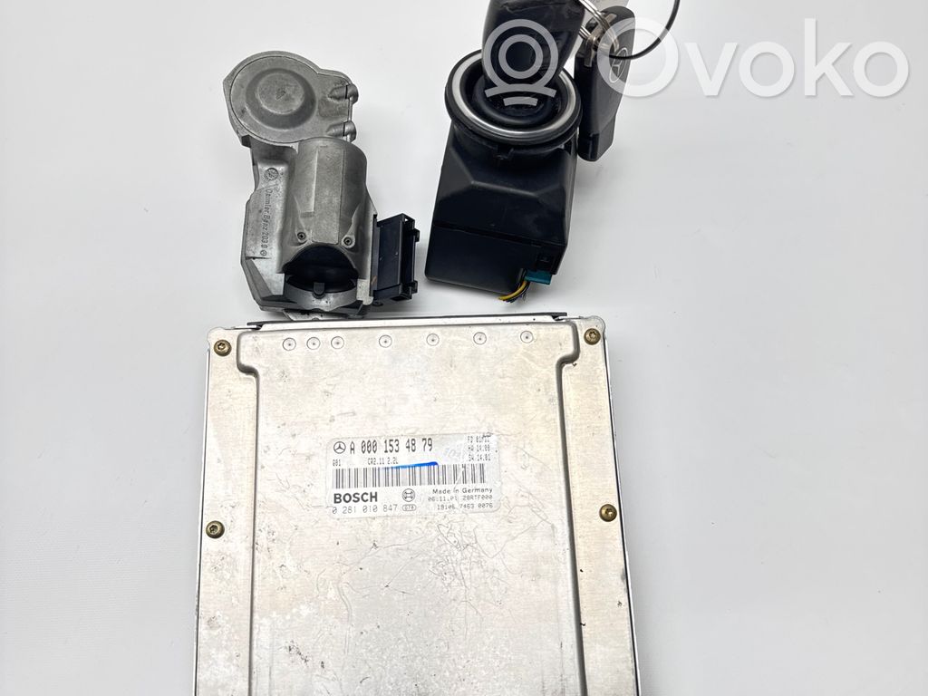 Mercedes-Benz E W210 Engine ECU kit and lock set 
