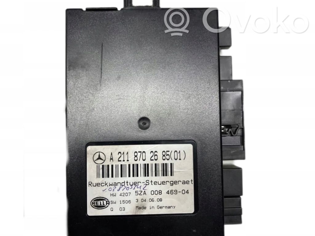 Mercedes-Benz E W211 Tailgate/trunk control unit/module 