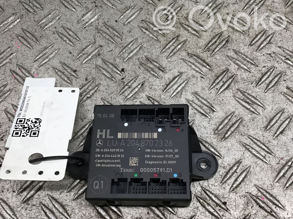 Mercedes-Benz C W204 Door control unit/module 
