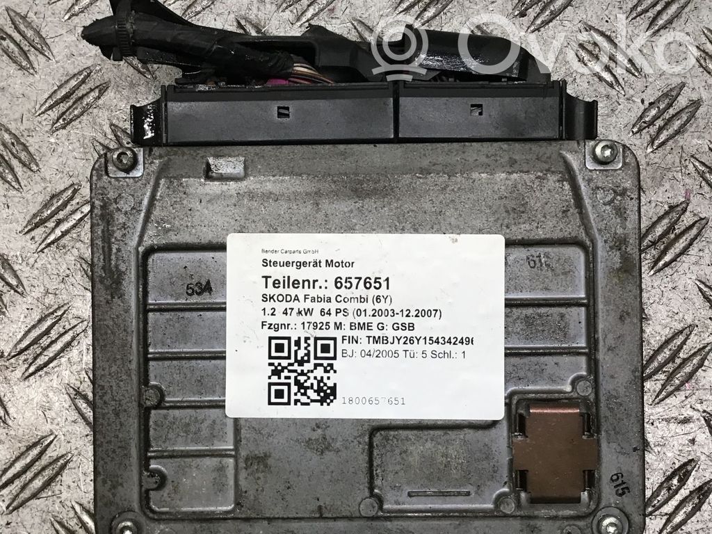 Engine control unit/module   03E906033AB