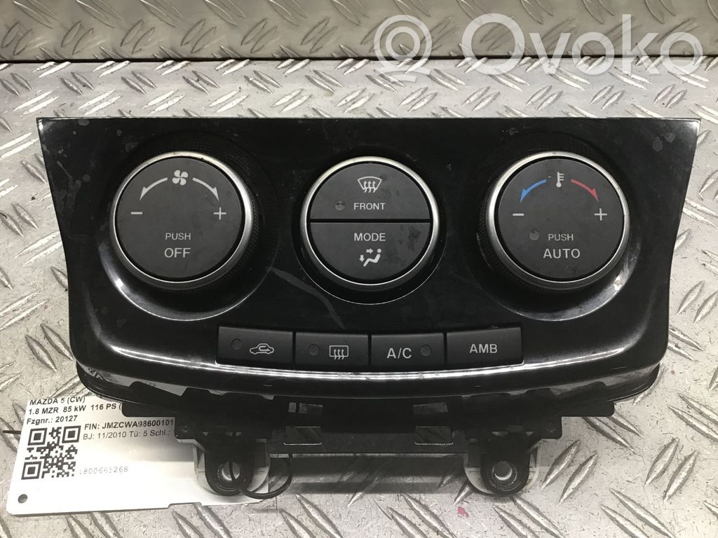 Mazda 5 Climate control unit 